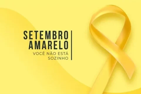 Imagem do símbolo da campanha Setembro Amarelo