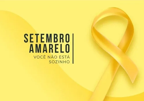 Imagem do símbolo da campanha Setembro Amarelo
