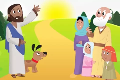 Interface do App da Bíblia para Crianças