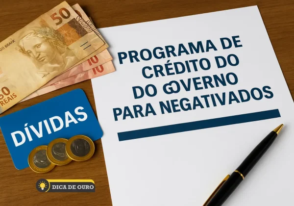 Programa de crédito do governo para negativados: veja as regras - Dica de Ouro